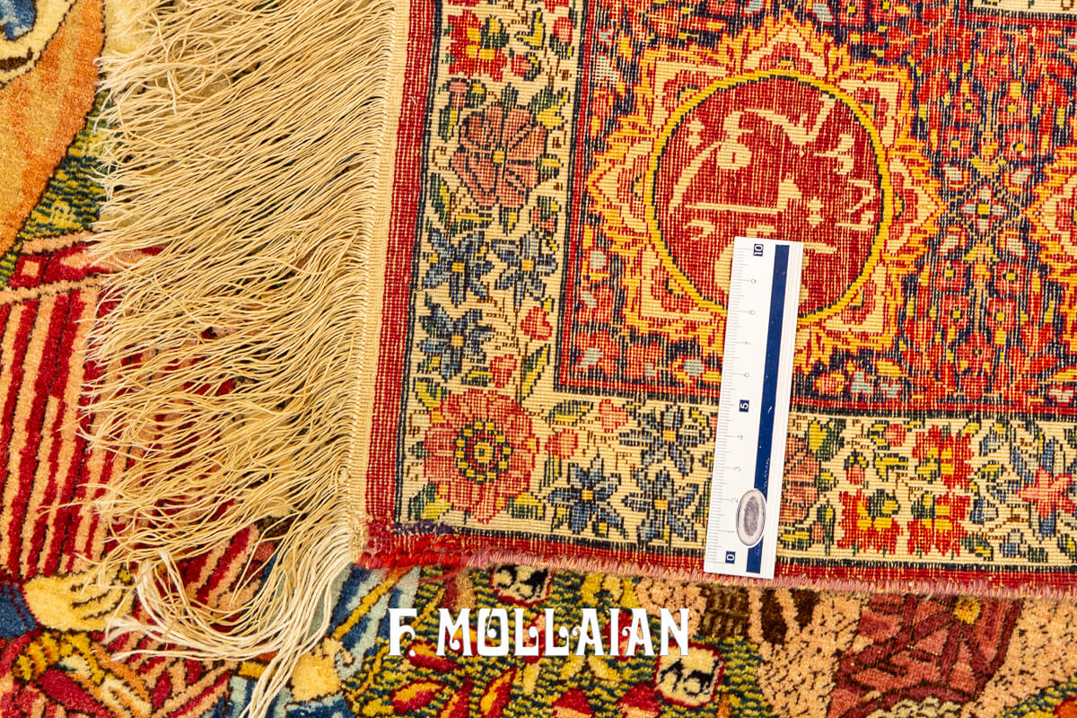 Rare Rug Mashahir Figurative Kerman Ravar n°:695181